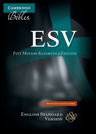ESV Pitt Minion Reference Edition, Brown Goatskin Leather