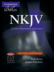 NKJV Clarion Reference Bible, Black Goatskin Leather