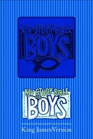 KJV Study Bible For Boys Blue Duravella