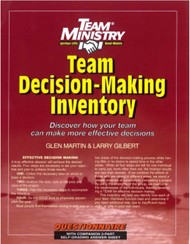 Team Decision-Making Inventory (Pack of 10)