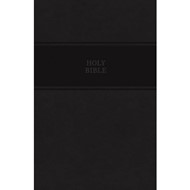KJV Reference Bible, Black, Personal Size Giant Print