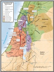 Palestine In The Time Of Jesus Map