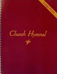 Church Hymnal Large Print - Classic Red