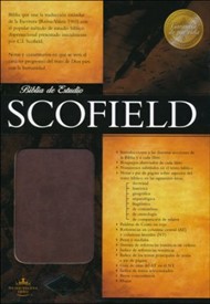 RVR 1960 Biblia de Estudio Scofield, chocolate imitación pie