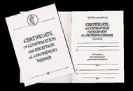 United Methodist Covenant I Confirmation Certificate