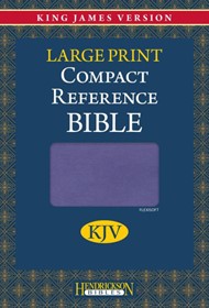KJV Large Print Compact Reference Bible, Lilac