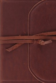 ESV Large Print Compact Bible (Flap With Strap)