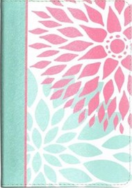 NKJV Compact Ultrathin Bible For Teens, Green Blossoms
