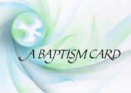 Baptismal Card Dove (pack of 20)