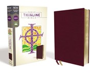 NRSV Thinline Bible, Burgundy Bonded Leather, Comfort Print
