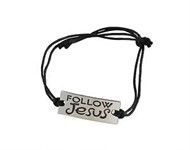 Walk With Jesus Metal Wristbands (Pack of 10)