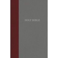 KJV Thinline Reference Bible, Burgundy/Gray, Red Letter