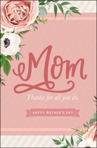 Thanks Mom For All You Do Bulletin (Pack of 100)