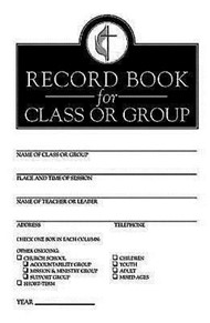 Record Book for Class or Group (Pkg of 12)