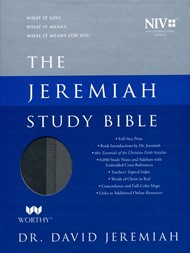 NIV Jeremiah Study Bible, Gray