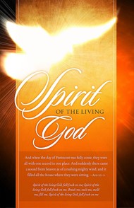 Spirit Of The Living God Bulletin (Pack of 100)