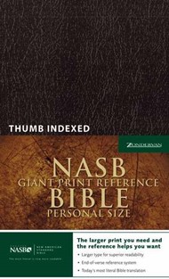NASB Personal Size Reference Bible, Giant Print, Indexed