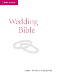 KJV  Wedding Bible, White Imitation Leather