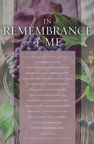 In Remembrance Of Me Bulletin (Pack of 100)