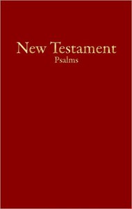 KJV Economy New Testament With Psalms, Burgundy