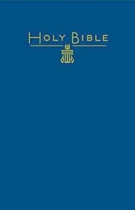 CEB Common English Pew Bible Blue PCUSA Emblem