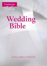 KJV Wedding Bible, White French Morocco Leather