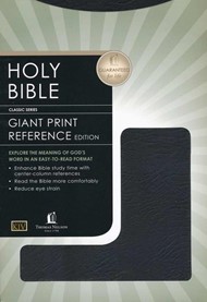 KJV Reference Bible, Black Indexed