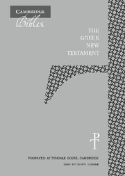 The Greek New Testament, Custom Edition