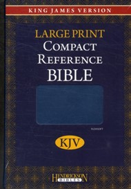 KJV Large Print Compact Reference Bible, Blue