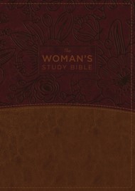 NKJV: Women's Study Bible, Imitation Leather, Brown/Burgundy