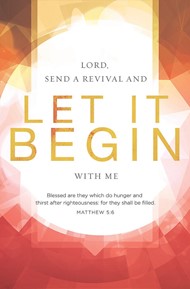 Let It begin With Me Bulletin (Pack of 100)
