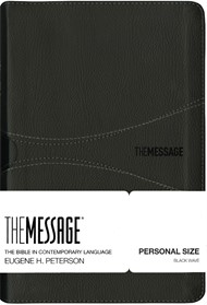 Message Bible, Personal Size, Black