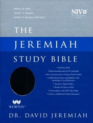 NIV Jeremiah Study Bible, Black