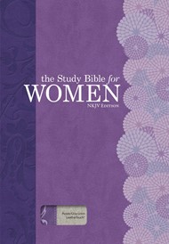 NKJV Study Bible For Women, Purple/Grey Linen, Indexed