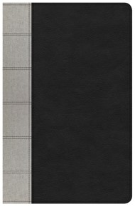 NKJV Large Print Personal Size Reference Bible, Black/Gray