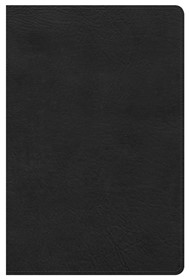 NKJV Ultrathin Reference Bible, Black Leathertouch, Indexed