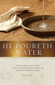 He Poureth Water Bulletin (Pack of 100)