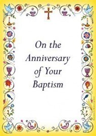 Anniversary of Baptism Card (pack of 10)