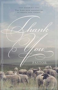 Thank You Pastor Bulletin (Pack of 100)