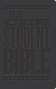 CEB Student Bible Black Decotone