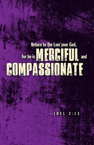Merciful and Compassionate Lenten Bulletin (Pkg of 50)