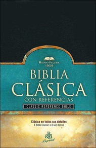 RV 1909 Biblia Clásica con Referencia, negro imitación piel