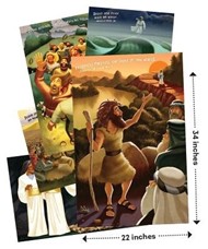 Bible Story Posters Set of 5