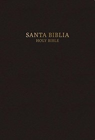 RVR 1960/KJV Biblia Bilingüe Tamaño Personal, negro tapa dur