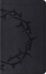 ESV Thinline Bible (Trutone, Charcoal, Crown Design)