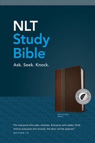 NLT Study Bible, Brown Slate, Indexed
