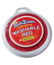 VBS Large Round Stamp Pad Red