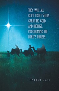 They Will All Come Epiphany Christmas Bulletin (Pkg of 50)