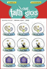 Welcome, Jesus! - Faith That Sticks Stickers