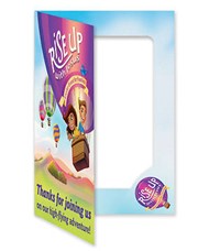 Rise Up With Jesus Foto Frame (Pack of 10)